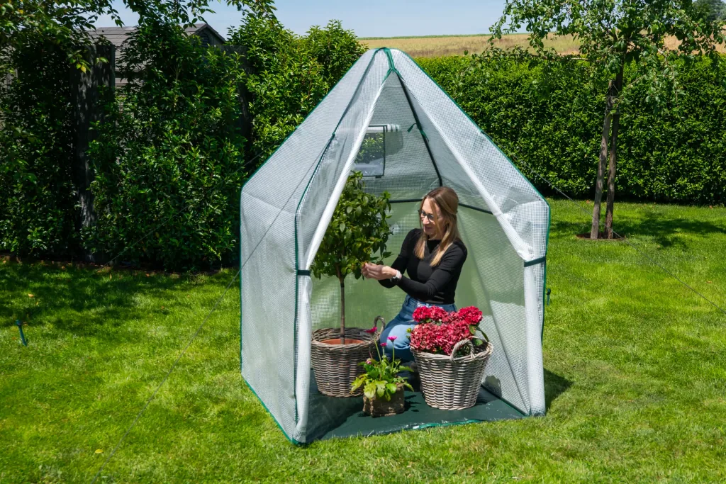 Polytunnel winter tent with floor Chili