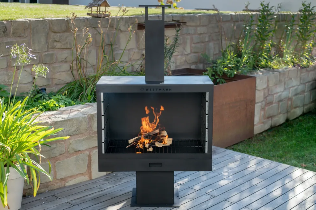 Westmann grill en kachel zwart