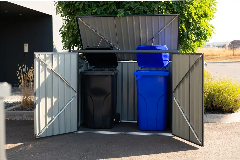 Westmann Afvalcontainerbox 53 verzinkt (2× 240 L)