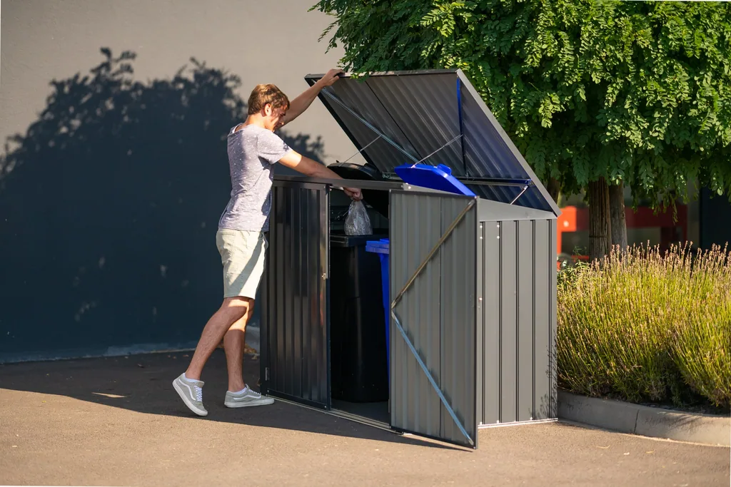 Westmann Afvalcontainerbox 53 verzinkt (2× 240 L)