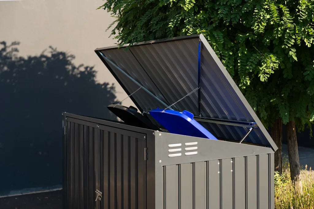 Westmann Afvalcontainerbox 53 verzinkt (2× 240 L)
