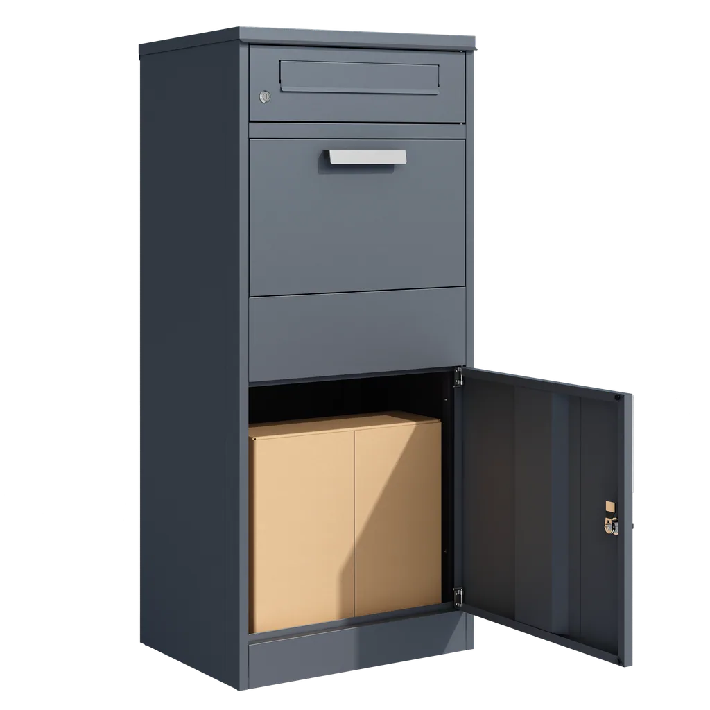 Westmann Paketbox Pedro Metaal antraciet