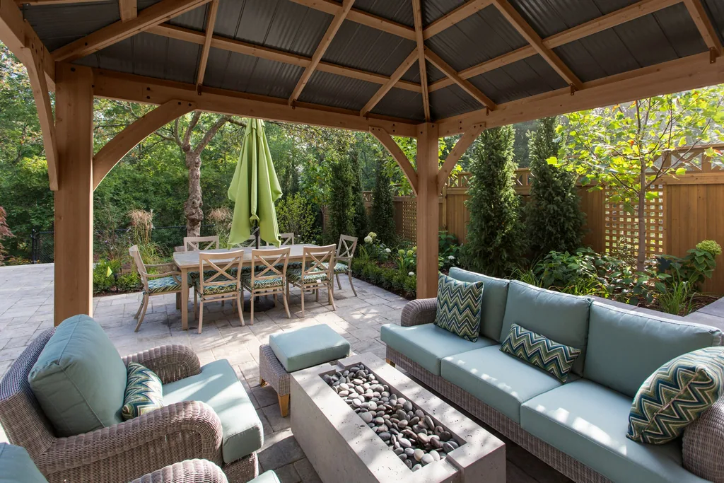 Westmann Houten paviljoen Devon 12×12 Natuur