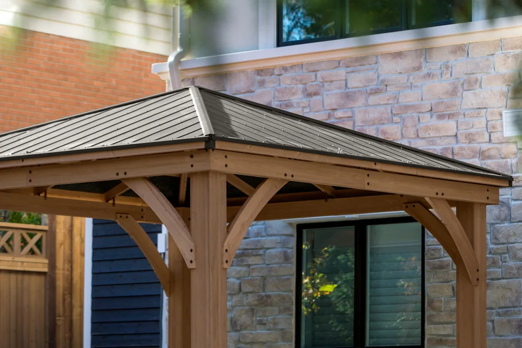 Westmann Houten paviljoen Devon 12×12 Natuur