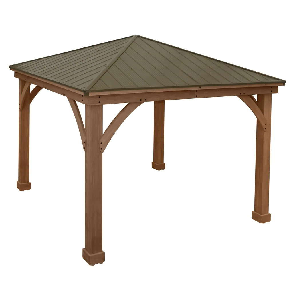 Westmann Houten paviljoen Devon 12×12 Natuur