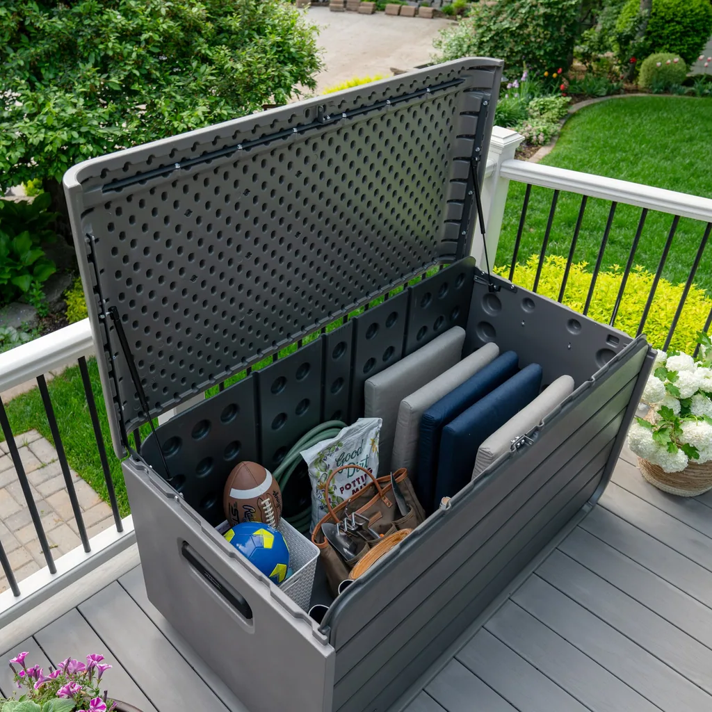 Lifetime Kussenbox Space XL 625 L grijs