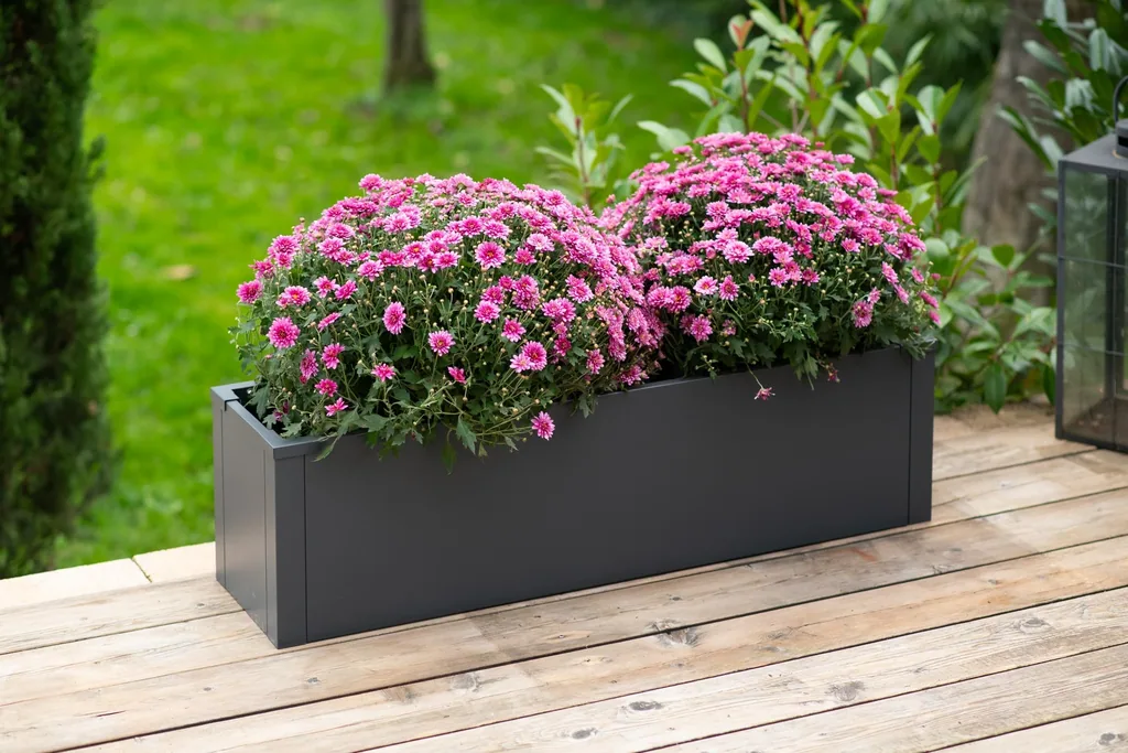 Westmann Plantenbak Talus M Metaal antraciet