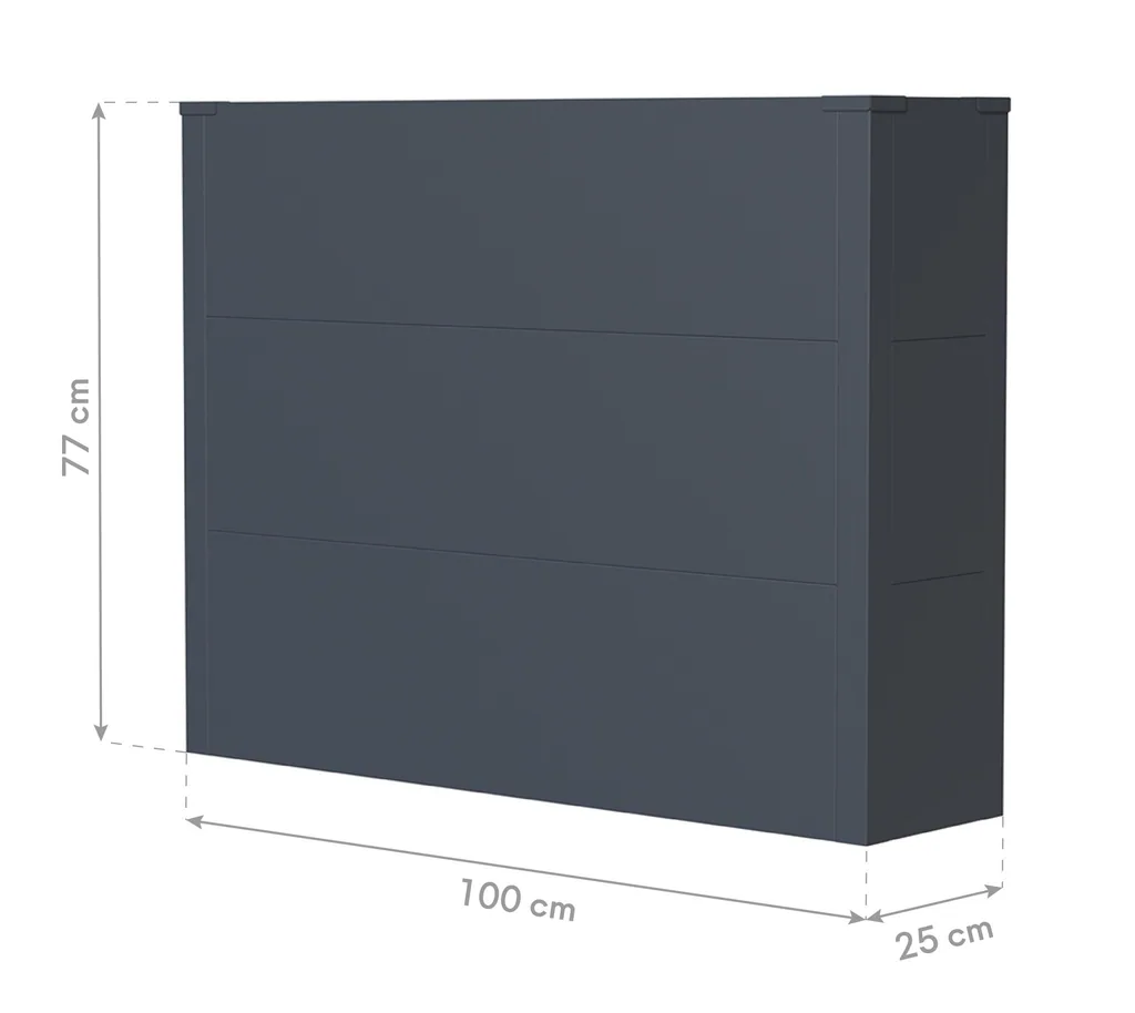 Westmann Plantenbak Talus XL Metaal antraciet