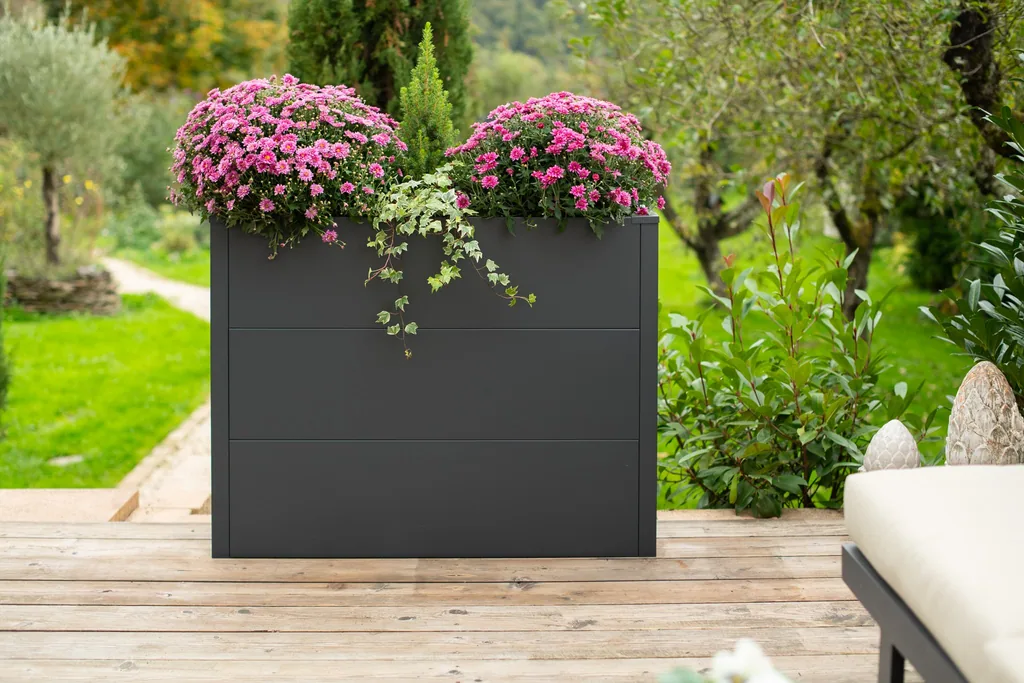 Westmann Plantenbak Talus XL Metaal antraciet