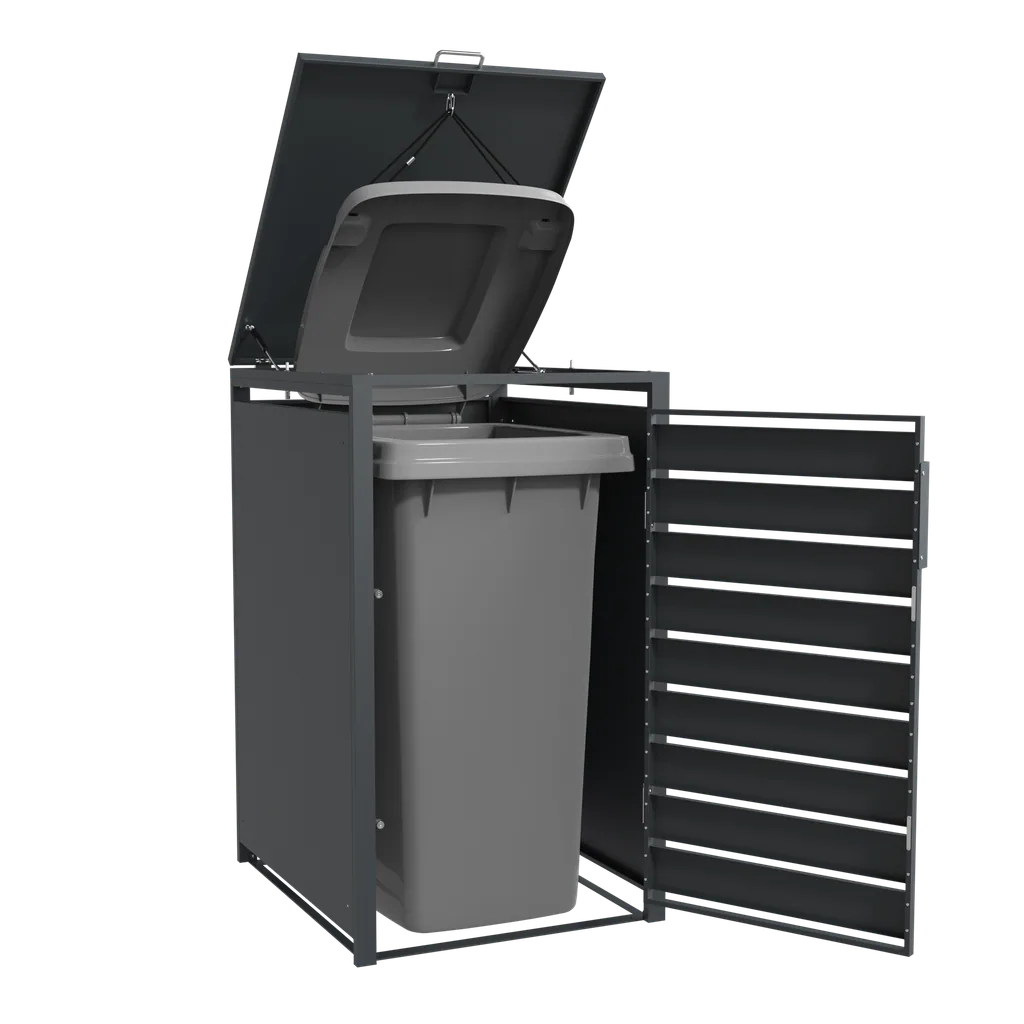 Westmann Afvalcontainerbox Lacina 1er houtlook (1× 240 L)