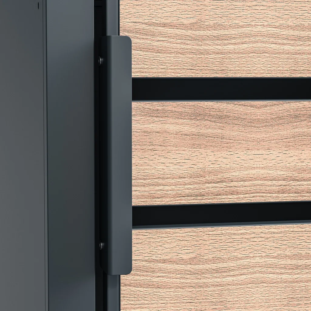 Westmann Afvalcontainerbox Lacina 5er houtlook (5× 240 L)