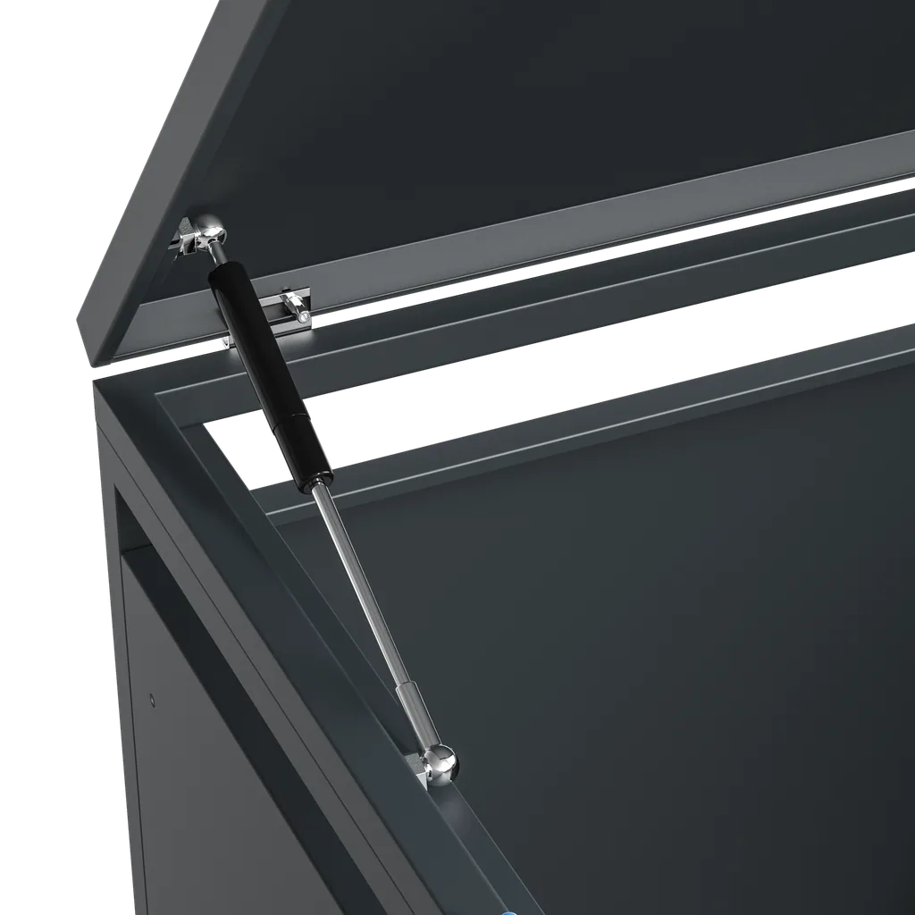 Westmann Afvalcontainerbox Lacina 5er houtlook (5× 240 L)