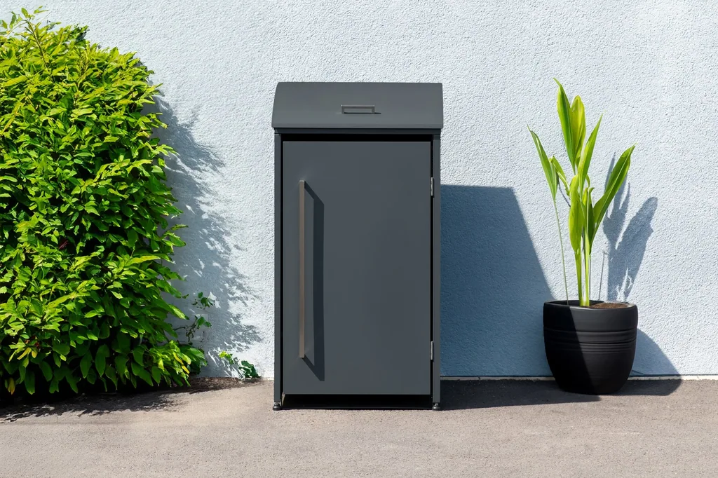 Westmann Afvalcontainerbox Moderna 1er antraciet (1× 240 L)