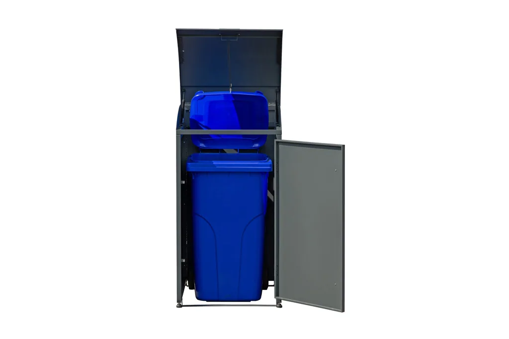Westmann Afvalcontainerbox Moderna 1er antraciet (1× 240 L)