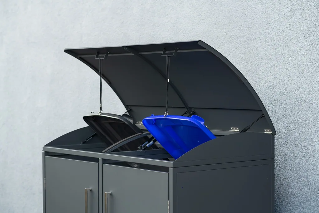 Westmann Afvalcontainerbox Moderna 2er antraciet (2× 240 L)