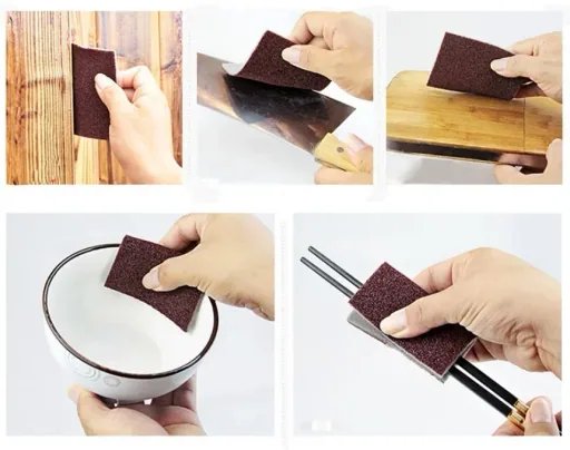 Cuttable scouring sponge, 1m roll