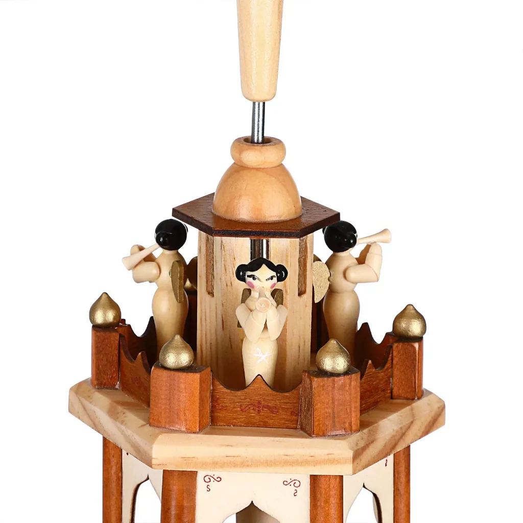 Christmas pyramid XL classic wooden design