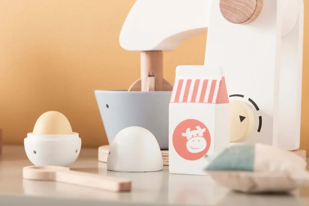 Kids Concept Play Mixer van hout met accessoires