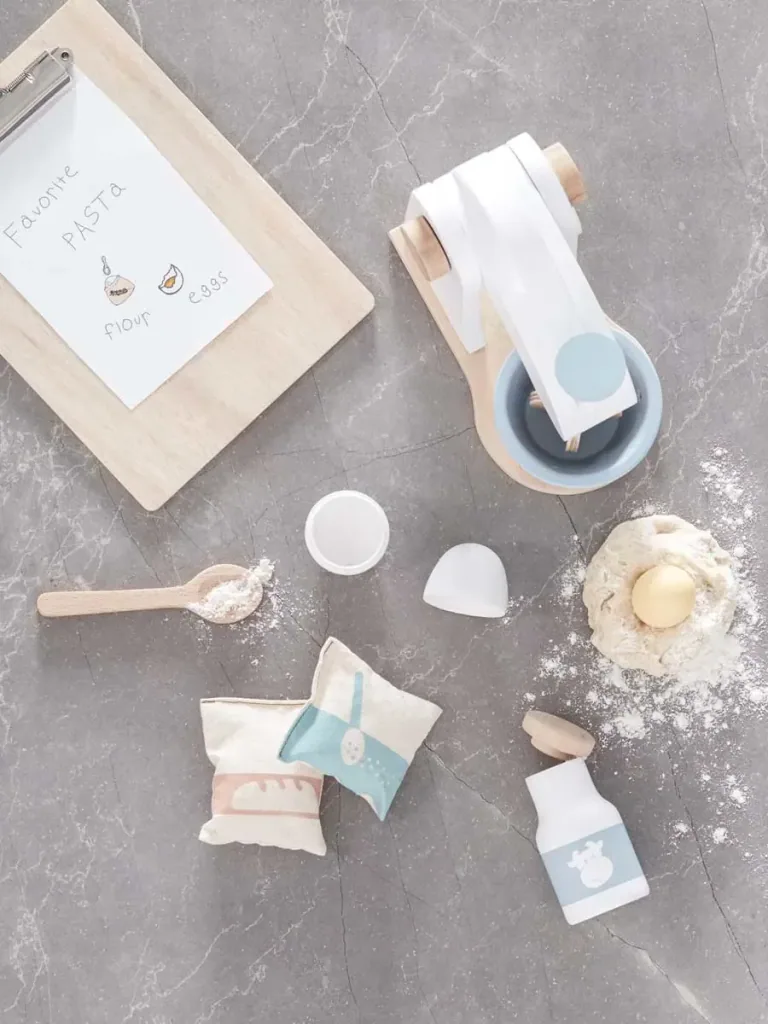 Kids Concept Play Mixer van hout met accessoires