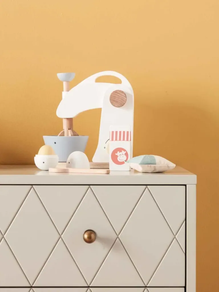 Kids Concept Play Mixer van hout met accessoires