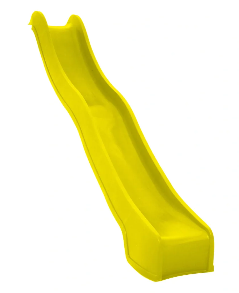Plastic slide 2.5 m yellow