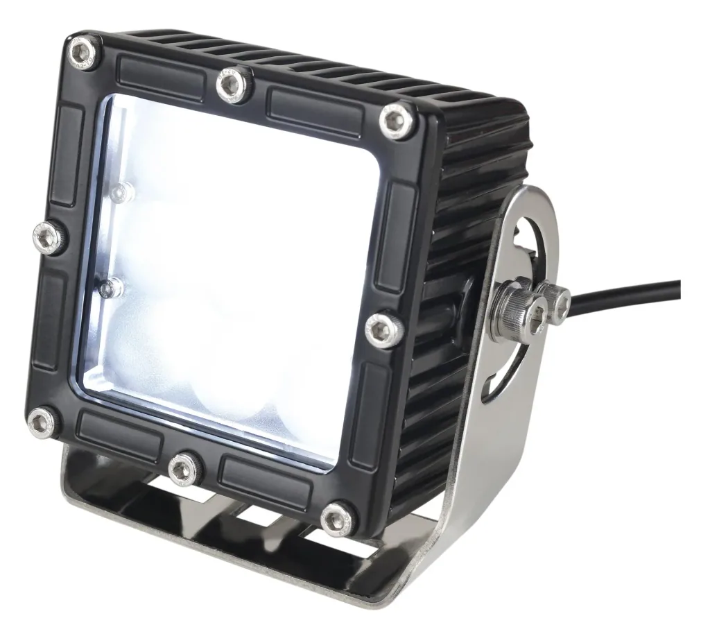 LED work light, square 9 LEDs 45 watts