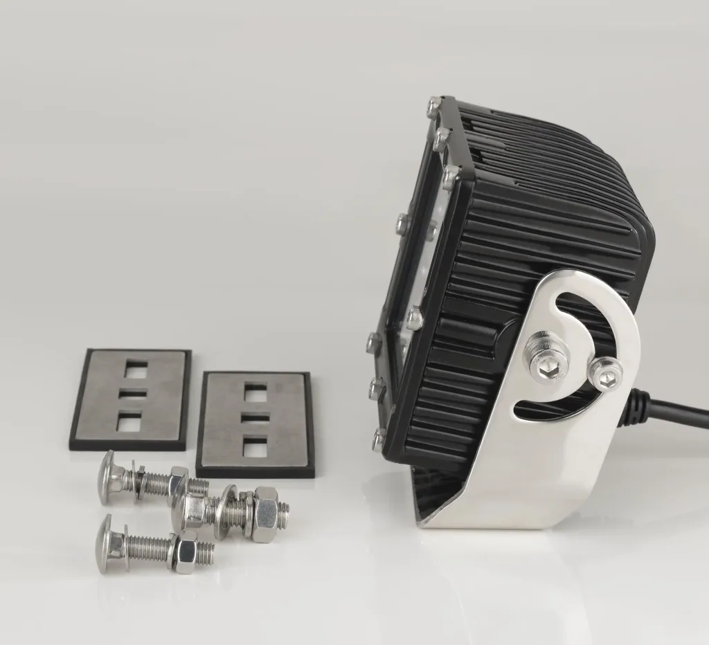 LED work light, square 9 LEDs 45 watts