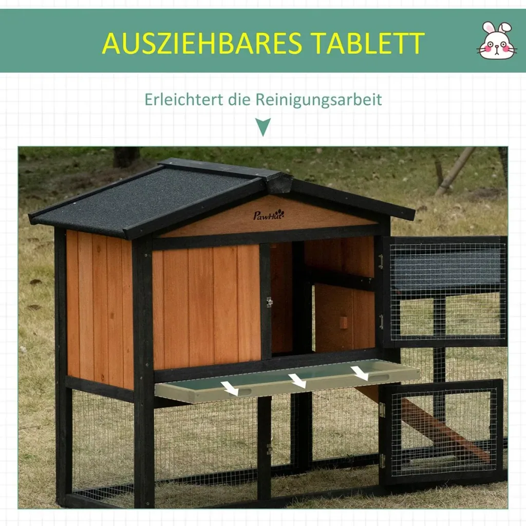 Small animal stable two-story animal