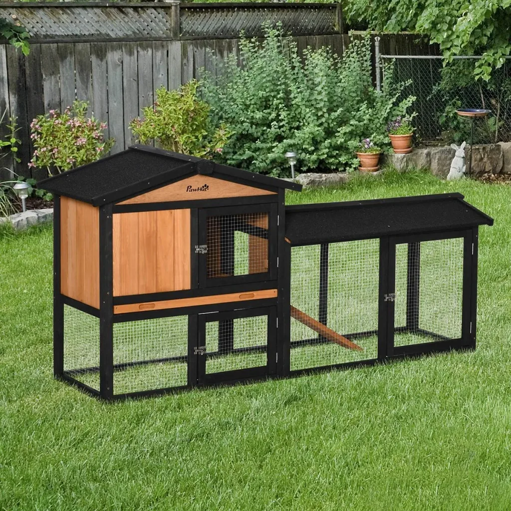 Small animal stable two-story animal
