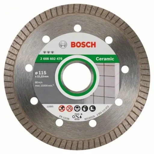 Diamanttrennscheibe, Best for Ceramic, Extra-Clea, Turbo, 115 x 22,23 x 1,4 x 7