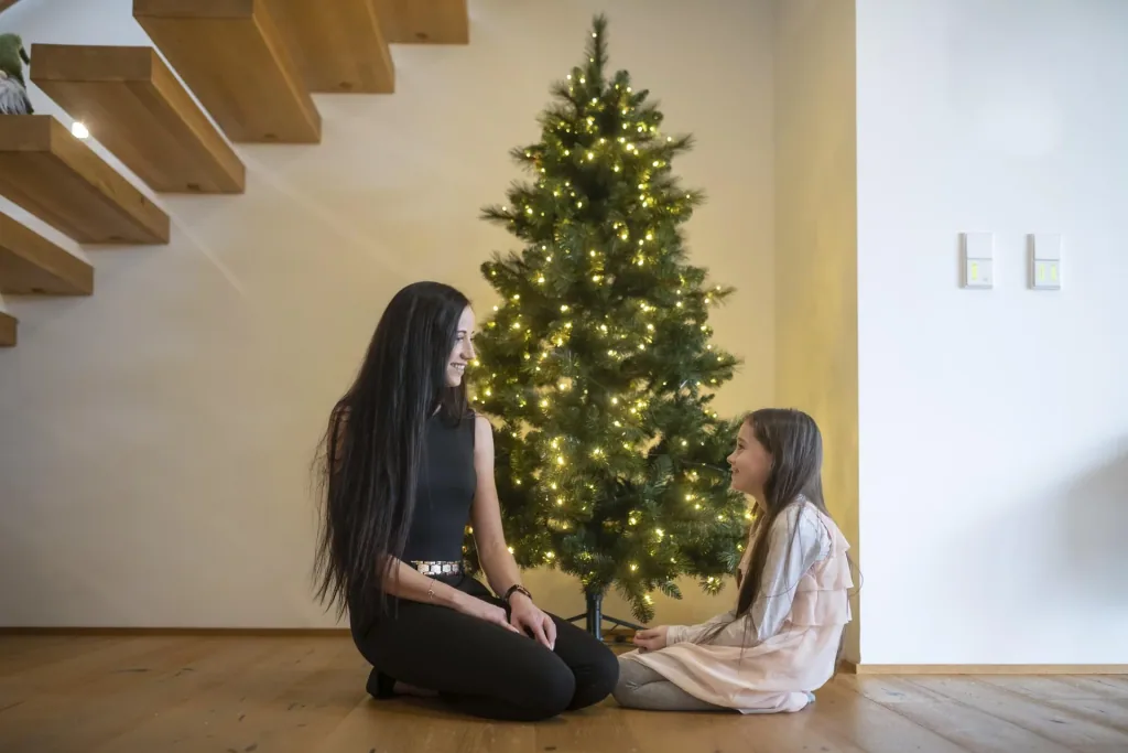 Evergreen Kunstkerstboom Mesa Fichte inclusief lichtsnoer 180 cm groen
