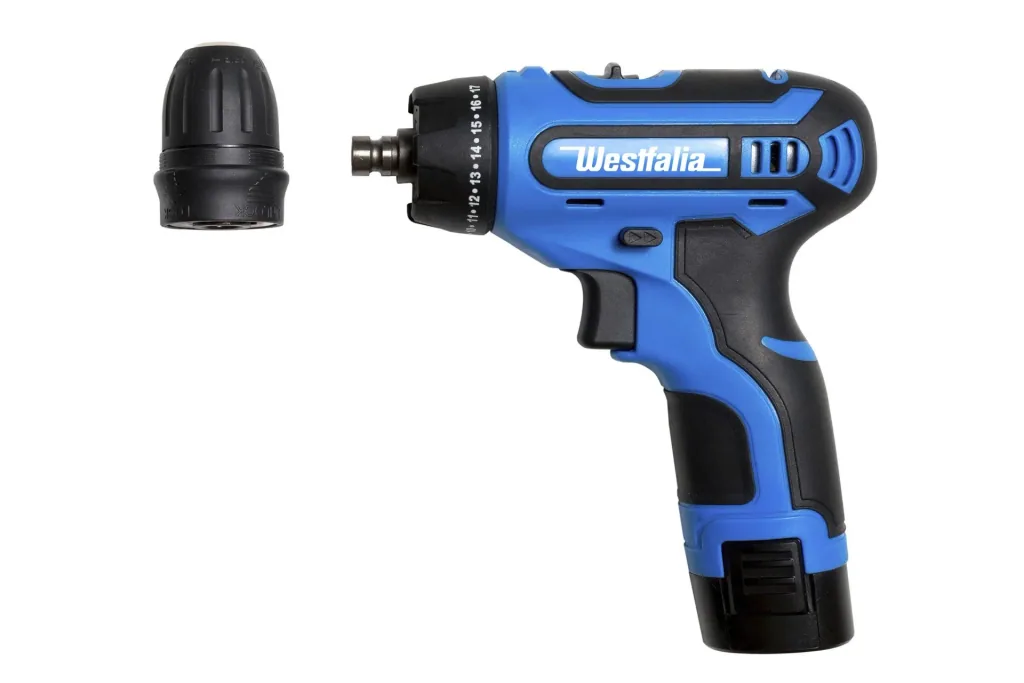 Cordless drill driver 10.8 Volt Li-Ion ABS108 with removable keyless chuck