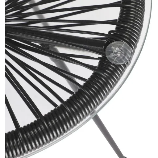 Acapulco side table black Ø45cm