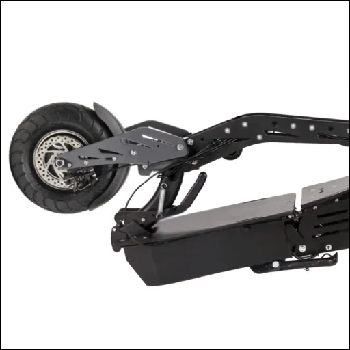 E-scooter "Evoking" Safety 20 km/h including indicators and luggage case, black