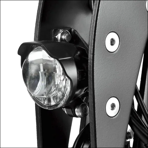 E-scooter "Evoking" Safety 20 km/h including indicators and luggage case, black
