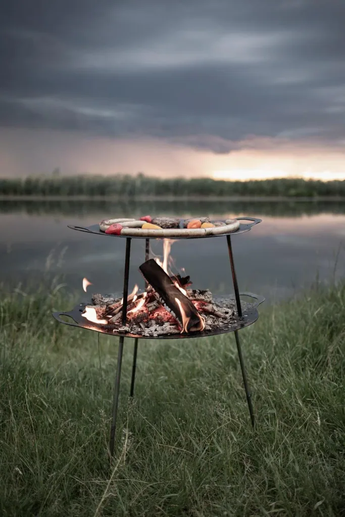 Grill and fire bowl