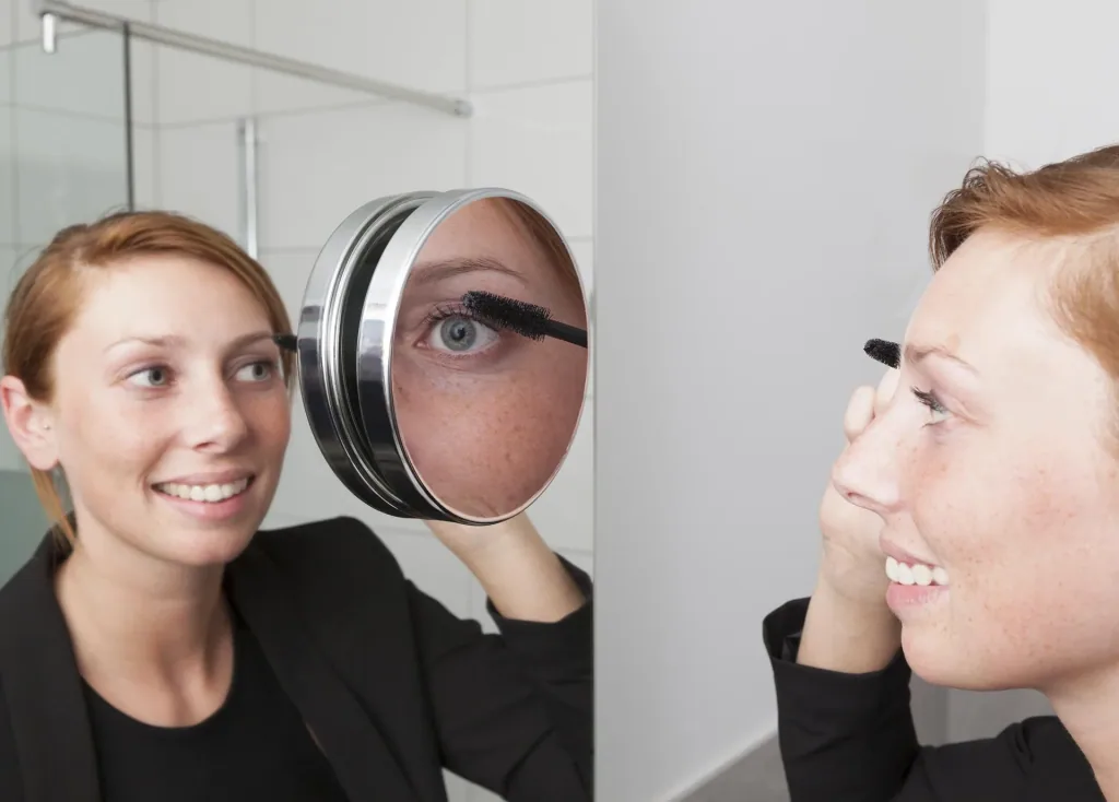 Wall mirror, 3x magnification