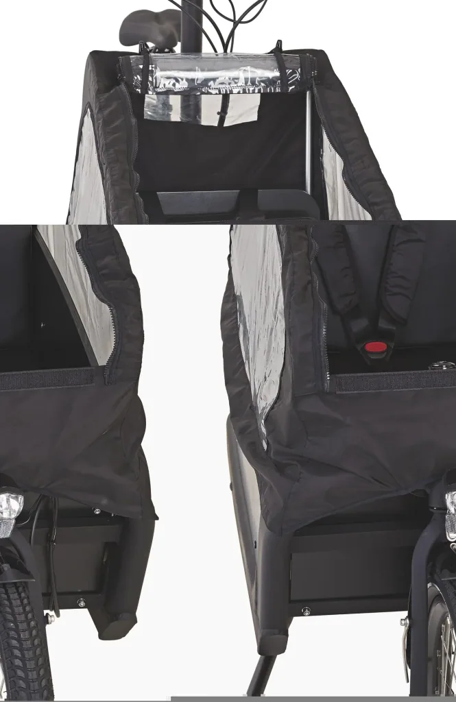 Unisex e-bike 20"/26", frame height 48 cm, 8-speed derailleur, matte black, CARGO Plus 22.ETL.10