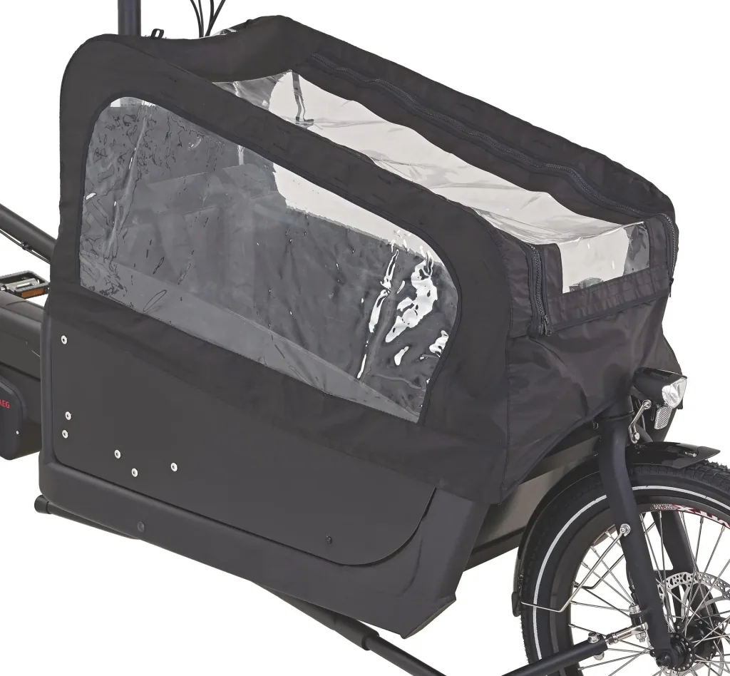 Unisex e-bike 20"/26", frame height 48 cm, 8-speed derailleur, matte black, CARGO Plus 22.ETL.10