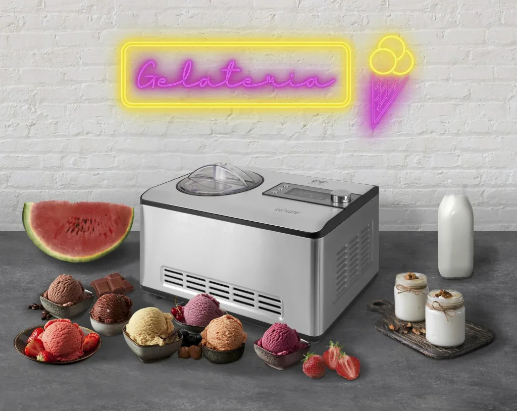 IceCreamer ice cream maker 2 liters - compressor ice cream maker 180 watts