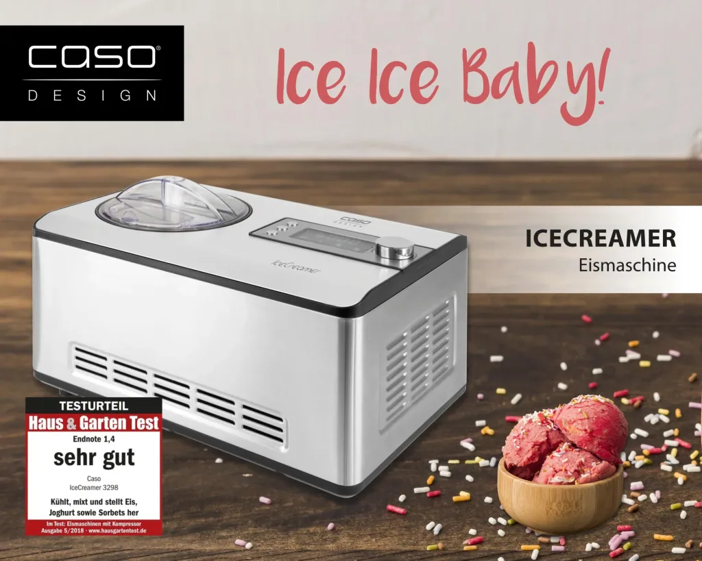 IceCreamer ice cream maker 2 liters - compressor ice cream maker 180 watts