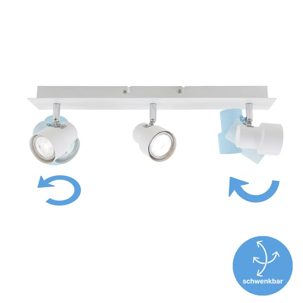 LED ceiling light, 1380 lumens, 15 watts, GU10, white