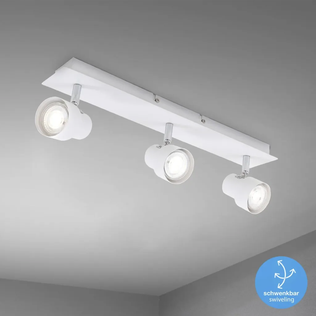 LED ceiling light, 1380 lumens, 15 watts, GU10, white