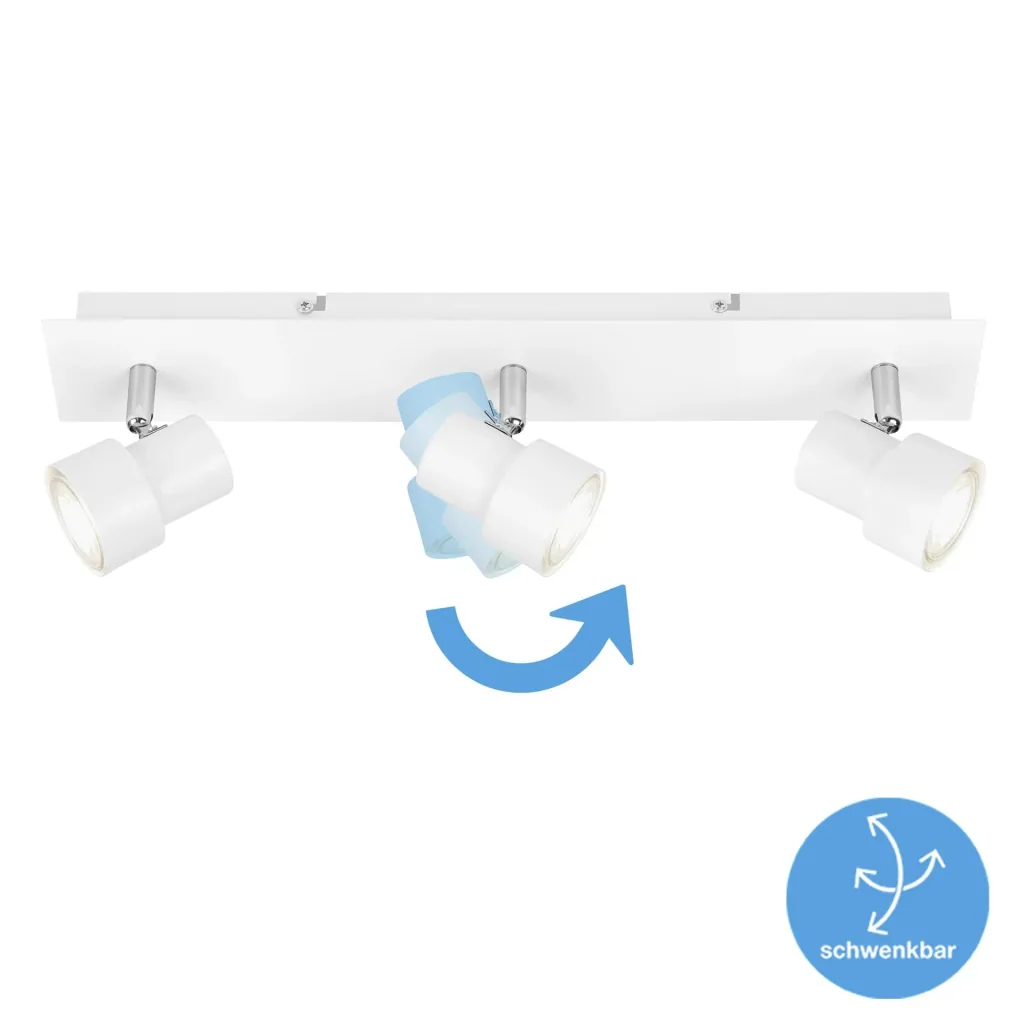 LED ceiling light, 1380 lumens, 15 watts, GU10, white