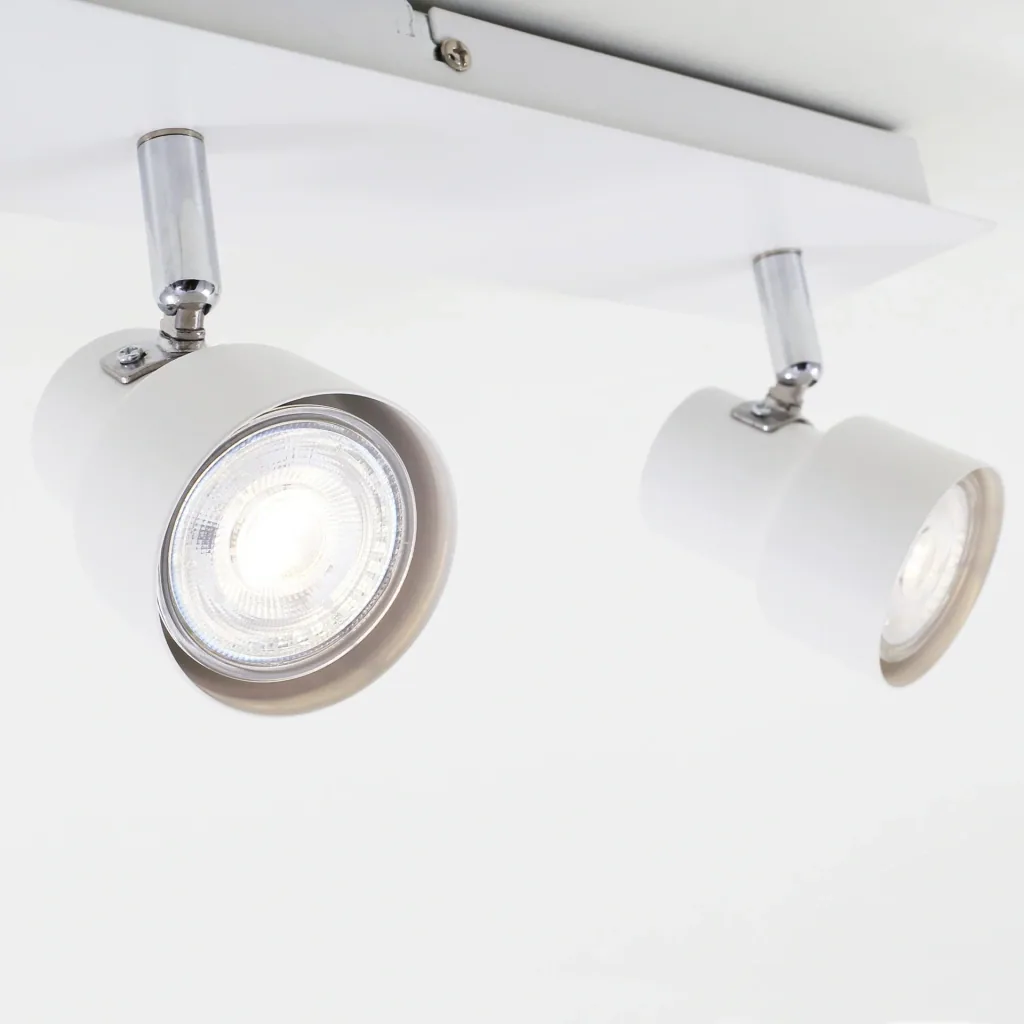 LED ceiling light, 1380 lumens, 15 watts, GU10, white