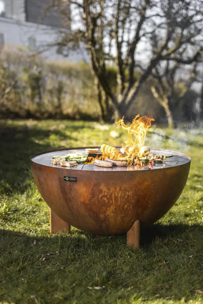 Fire bowl Tria rust, without accessories