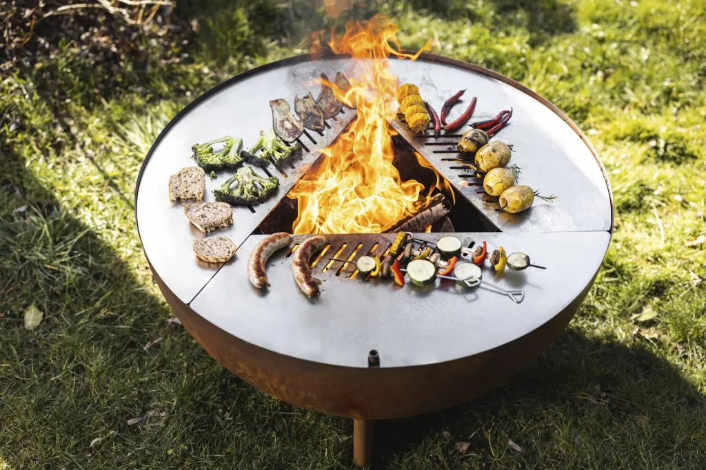 Fire bowl Tria rust, without accessories