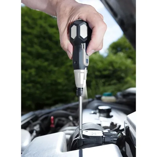 COMPACT HANDLE 3.6V LI-ION SCREWDRIVER WITH LED LAMP AND USB CHARGING CABLE