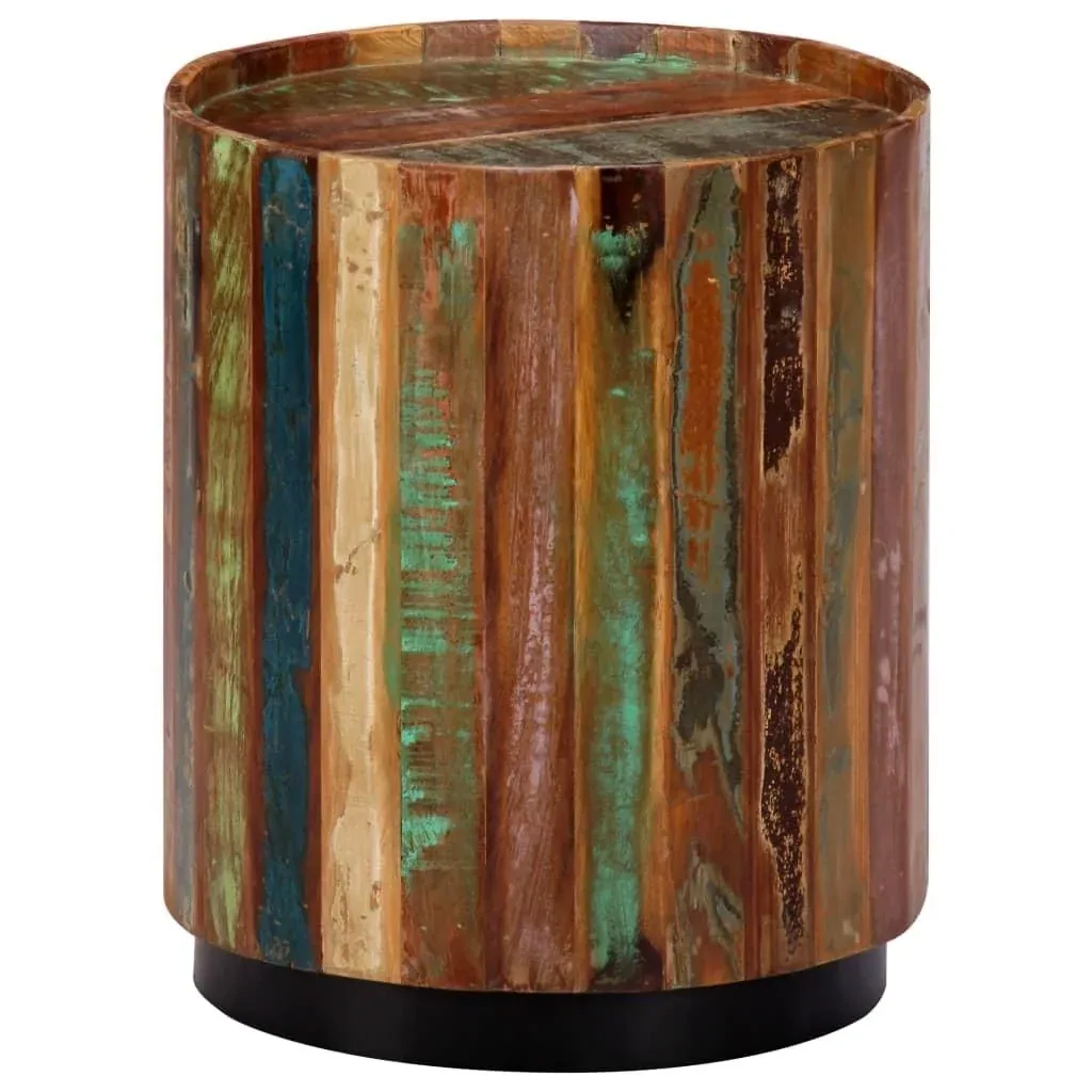 Coffee table 38x45 cm solid recycled wood
