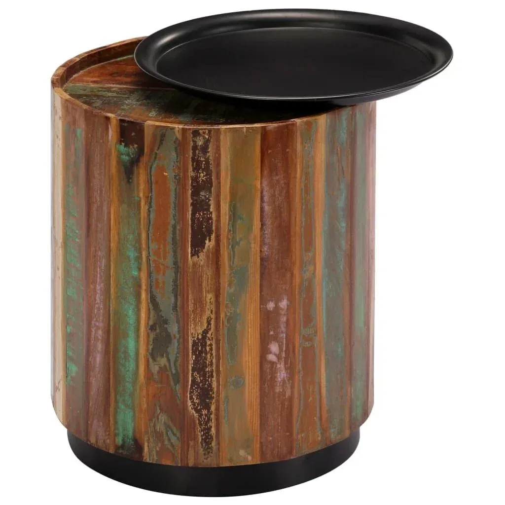 Coffee table 38x45 cm solid recycled wood